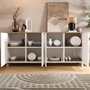 Hanah Home Nord - ND4-SW Blanco y Roble